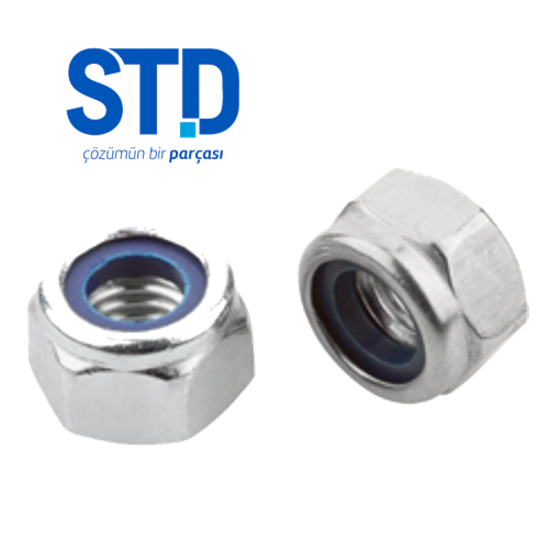 M16 FİBERLİ SOMUN DIN 985 6K 